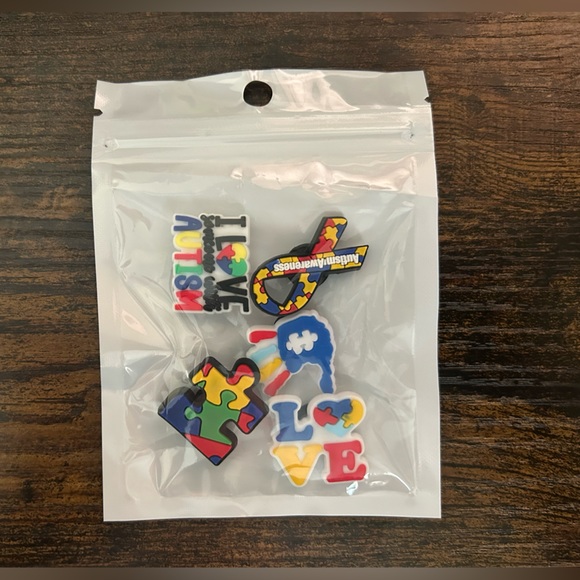 5 Autism Awareness Shoe Charms 💙 - Picture 1 of 1